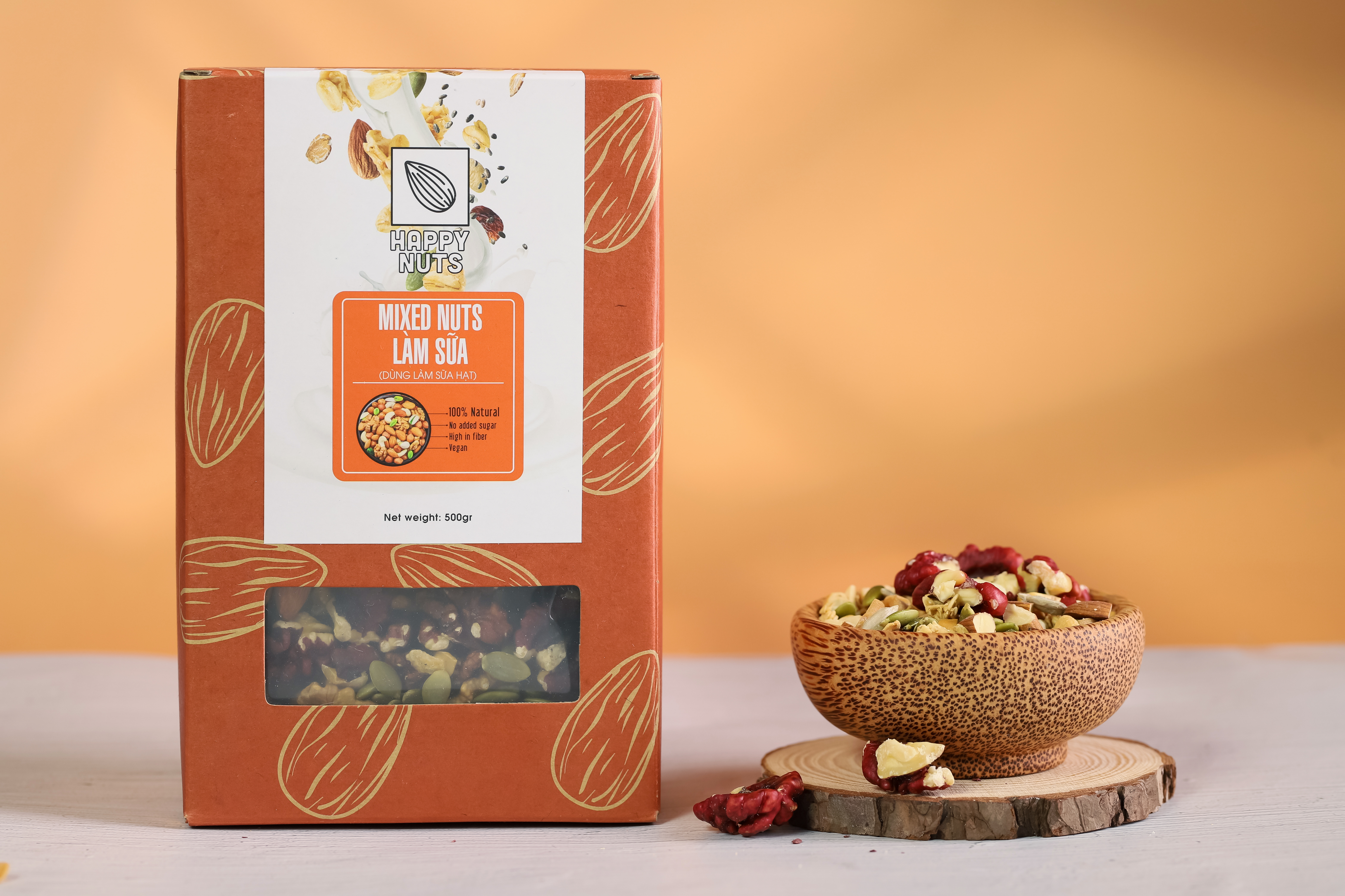 (Tặng 500g yến mạch) Hạt mix làm sữa 